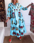 Floral Graphic Print Dress
