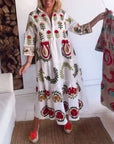 Floral Graphic Print Dress