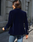 Elegant Velvet Blazer Jacket for Women