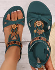Round Toe Flat Breathable Sandals