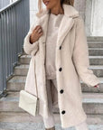Cozy Women's Longline Wool Coat