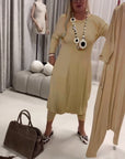 Solid Color Long Sleeve Casual Jumpsuit