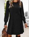 Winter Round Neck Loose Dresses