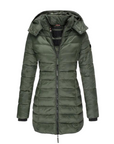 Warm Quilted Long Down Jacket