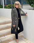 Leopard Print Plus Size Coat