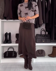 Bow-Decorated Crew-Neck Sweater