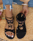 Round Toe Flat Breathable Sandals