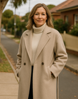 Elegant Wool Coat for Women