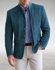 Adrian Men's Cardigan | Tailored Fit, Textured Knit, Functional Pockets 3