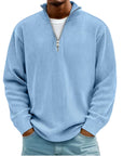 Coco Zipper Sweater | Textured Knit, High Neck, Relaxed Fit 1
