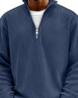 Coco Zipper Sweater | Textured Knit, High Neck, Relaxed Fit 5