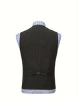 Colton Mens Vest | Classic Herringbone, Tailored Fit 7