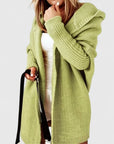 Della Black Cardigan | Oversized Cozy Knit Layer 4