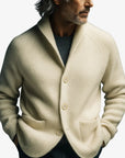 Elliot Cardigan Sweater | Tailored Button-Front, Structured Fit for Women 8