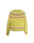 Elysian Nordic Cardigan | Button-Front, Relaxed Fit, Classic Design 4