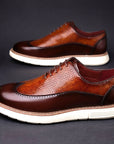 Haven Men's Oxfords | Black Wingtip Oxford Dress Shoes, Cushioned Sole 1