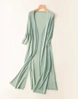 Women's Long Lightweight Elegant Cardigan