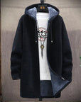 Stylish Hooded Zipper Fleece Jacket
