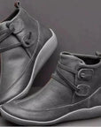 Mira Black Ankle Boots | Comfortable, Cushioned Footbed for Women 3