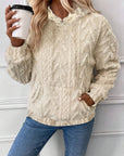 Women's Pullover Hooded Loose Plush Sweatshirt
