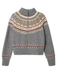 Women's High Collar Knit Sweater