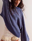 Women's Long Sleeve Round Neck Sweater
