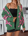 Women's Casual Patchwork Cardigan