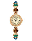 Gedi Rainbow Cat’s Eye Bracelet Watch