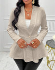 Cross-Border Long Coat with Buttons