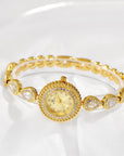 French-Style Waterdrop Crystal Watch