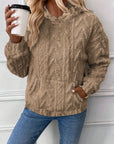 Women's Pullover Hooded Loose Plush Sweatshirt