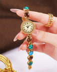 Gedi Rainbow Cat’s Eye Bracelet Watch