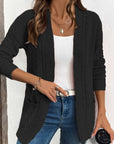 Women's Knitted Long Buttons Cardigan