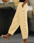 Fashion Stripe Crop Pants