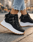 Saylor High Top Shoes | Cushioned Support, Side Zipper 6