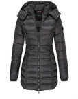 Warm Quilted Long Down Jacket