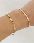 Gold & Silver Chain Bracelet