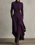 Sierra Maxi Dress | Elegant High Neck, Flowing Silhouette for Weddings and Summer Events 0