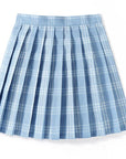 Pleated Check Skirt for Women