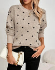 Women's Comfortable Round Neck Sweater