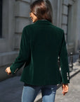Elegant Velvet Blazer Jacket for Women