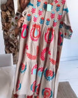 Floral Graphic Print Dress
