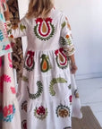 Floral Graphic Print Dress