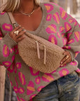 Casual V-Neck Warm Loose Sweater