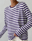 Striped Sweatshirt for Women