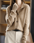 Timeless Button-Up Knit Cardigan