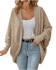 Women's Batwing Sleeve Sweater Cardigan