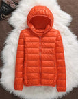 Puffer jacket with hood