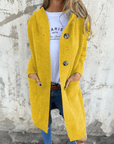 Chic Long Open Front Cardigan