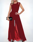 Summer Sleeveless Jumpsuit with Wide Legs for Women